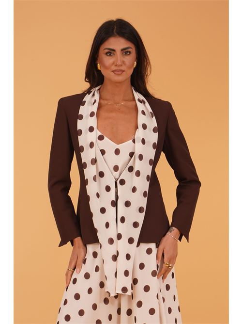 Giacca in cady GM by Gai Mattiolo | GM3703MORO/FANTASIA